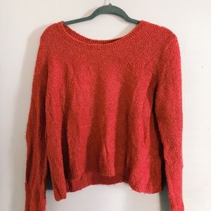 BP slightly cropped fluffy sweater